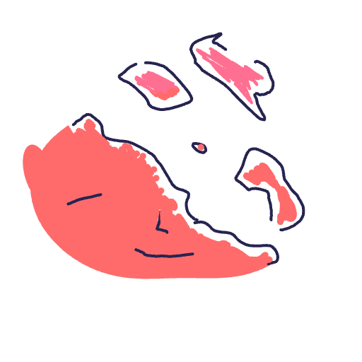 A face drawn in Korea on sayihello