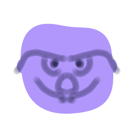 A face drawn in Korea on sayihello