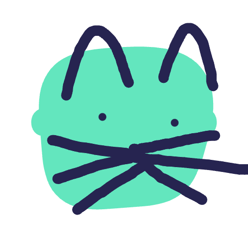 A face drawn in Korea on sayihello — “고양이 🐱 🙀 😻”