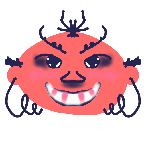 A face drawn in Korea on sayihello