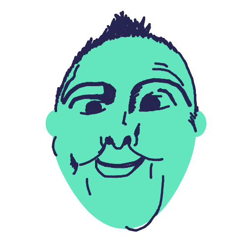 A face drawn in Korea on sayihello