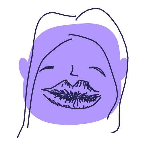 A face drawn in Korea on sayihello