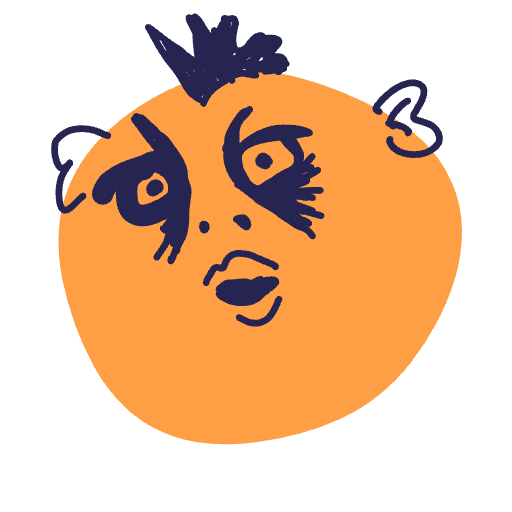 A face drawn in Korea on sayihello