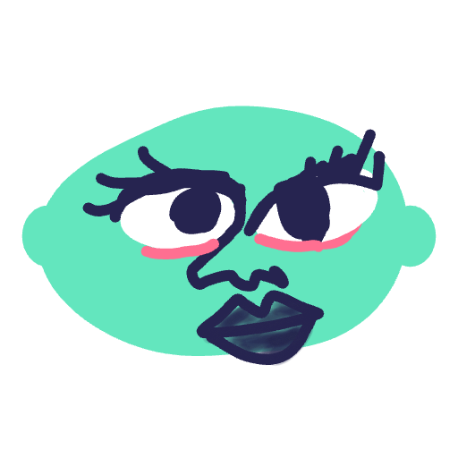 A face drawn in Korea on sayihello