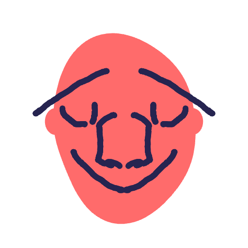 A face drawn in Korea on sayihello