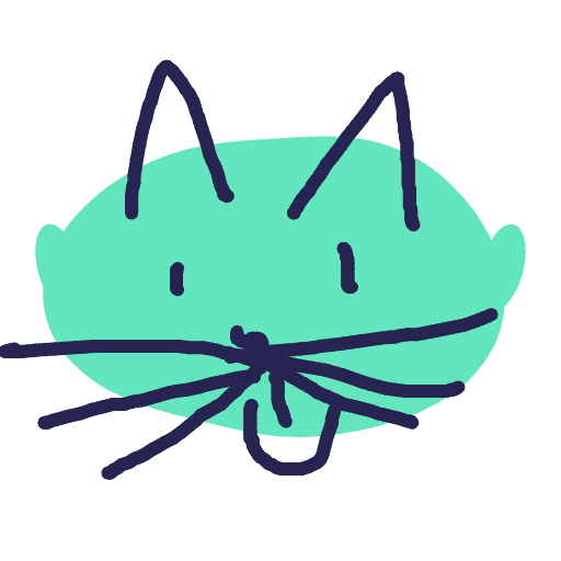 A face drawn in Korea on sayihello — “고양이 🐱 얼굴”